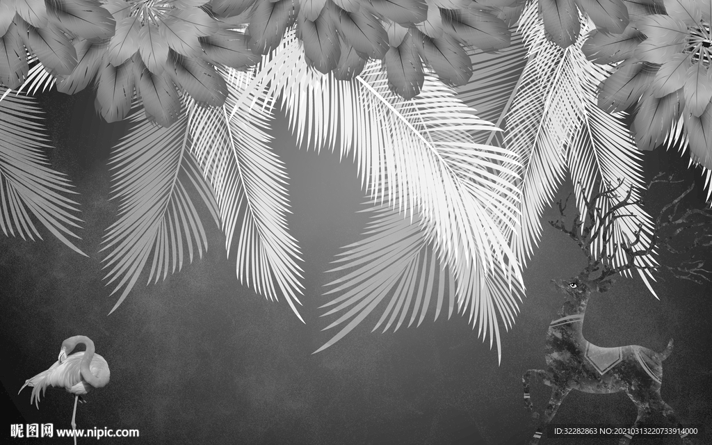 大气 新欧式背景画 文件分层