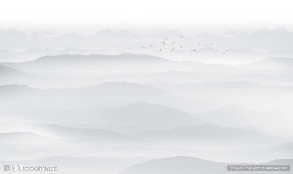 新中式山水画