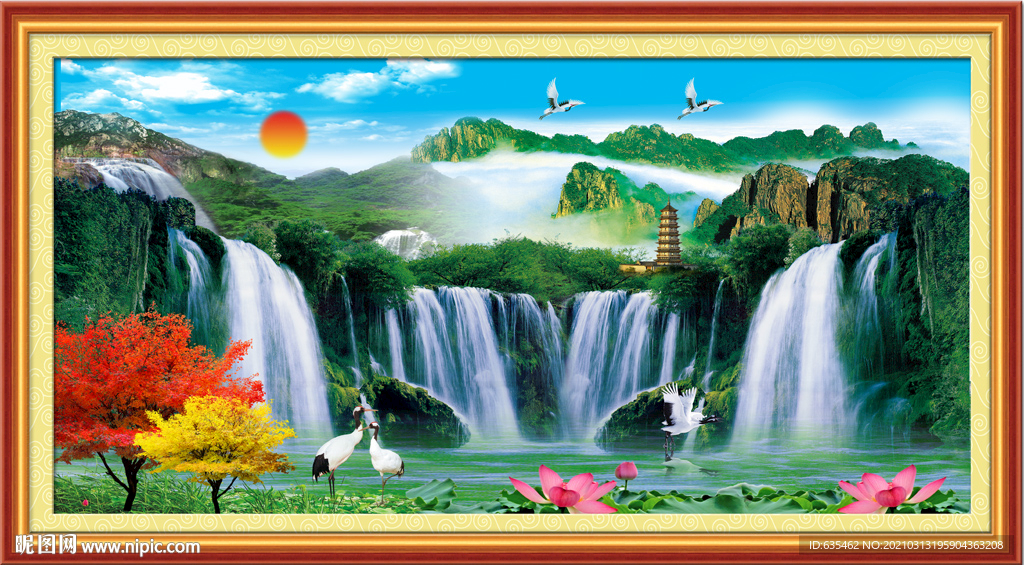 山水风景画