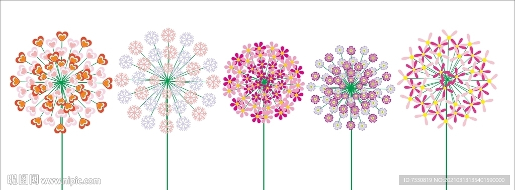 花装饰画 墙纸
