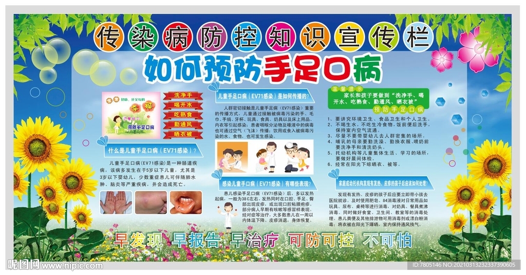 手足口病知识宣传栏