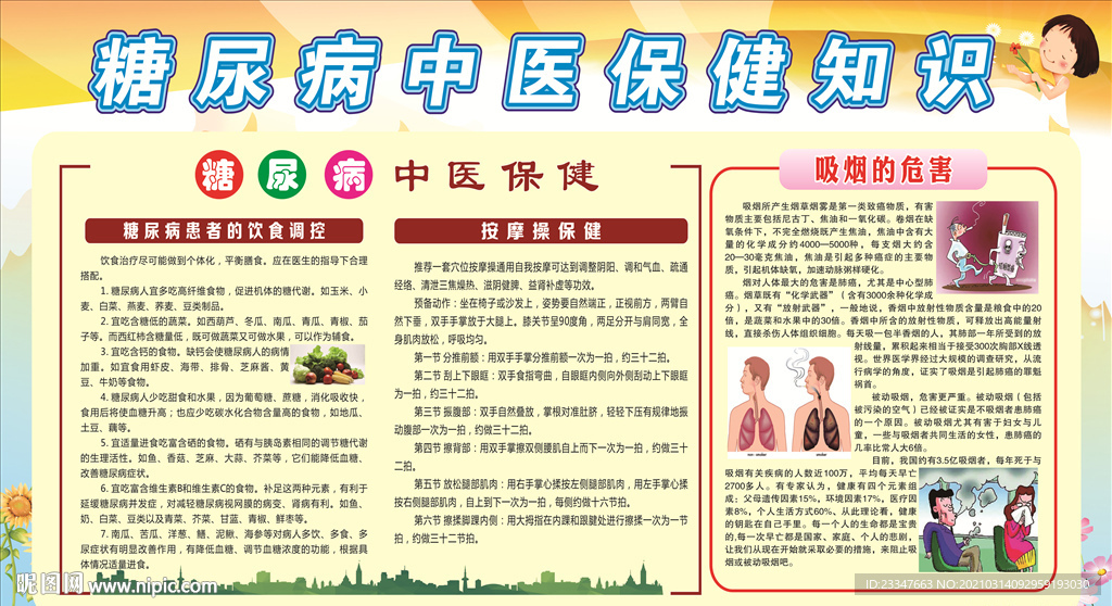 糖尿病健康教育宣传栏