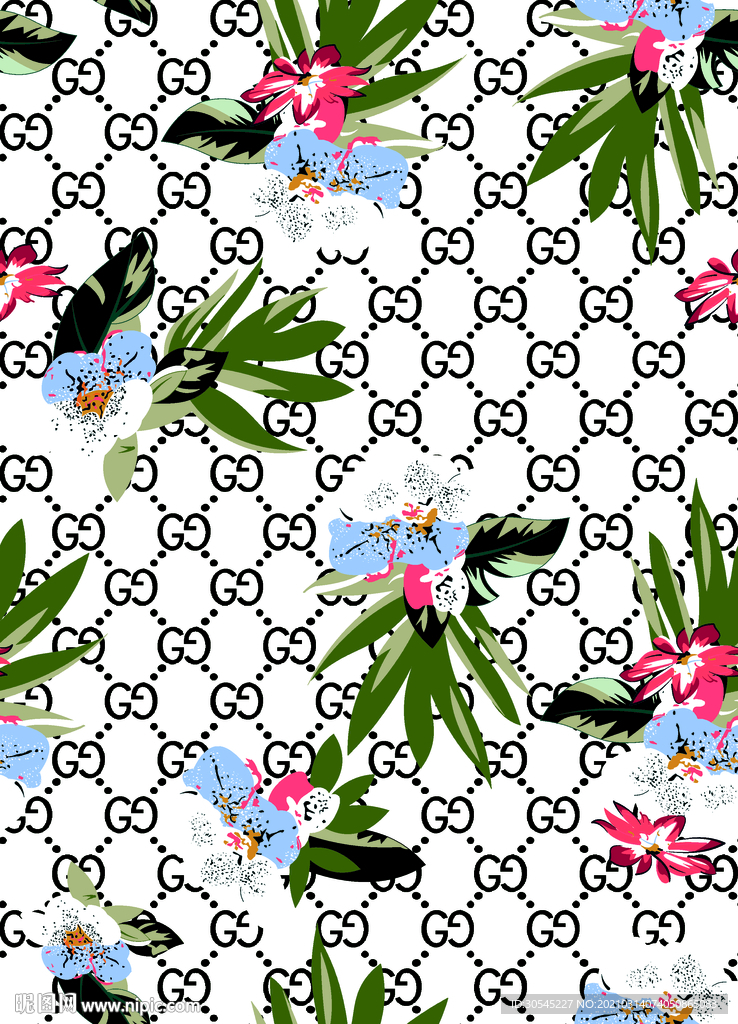 字母花