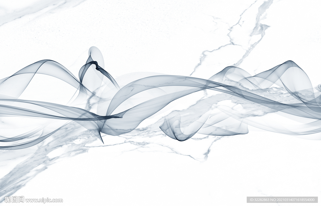 爵士白中式背景山水  文件分层