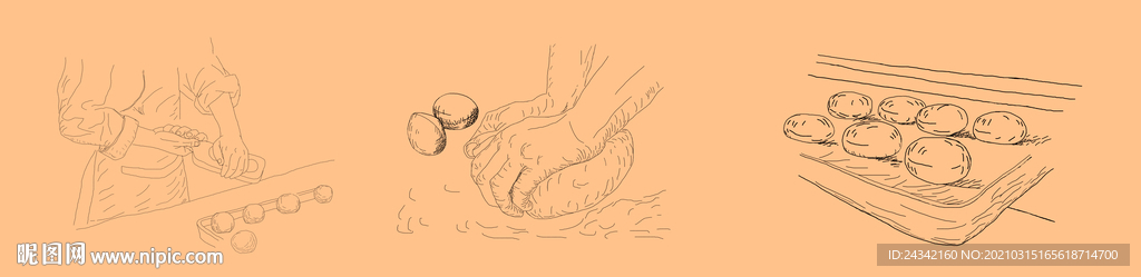 手绘鲜花饼制作