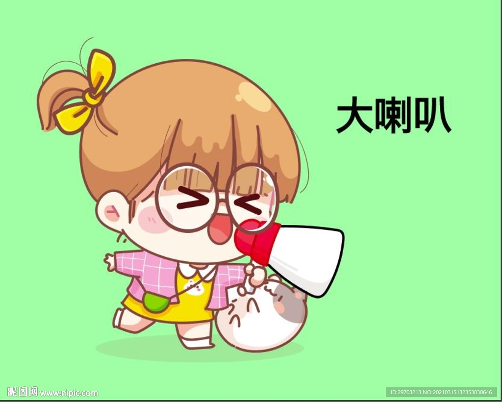 卡通美女