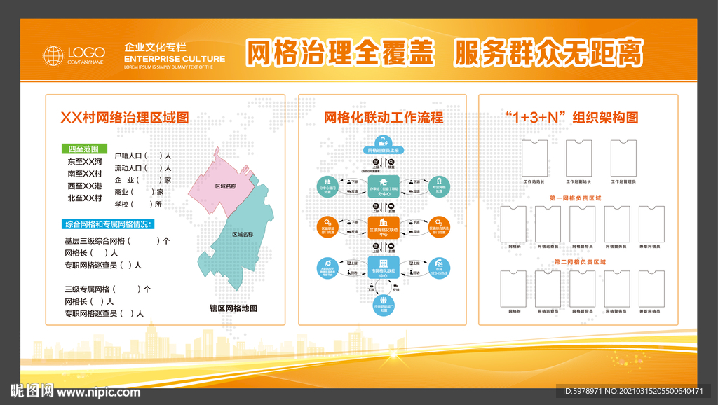 网格化展板