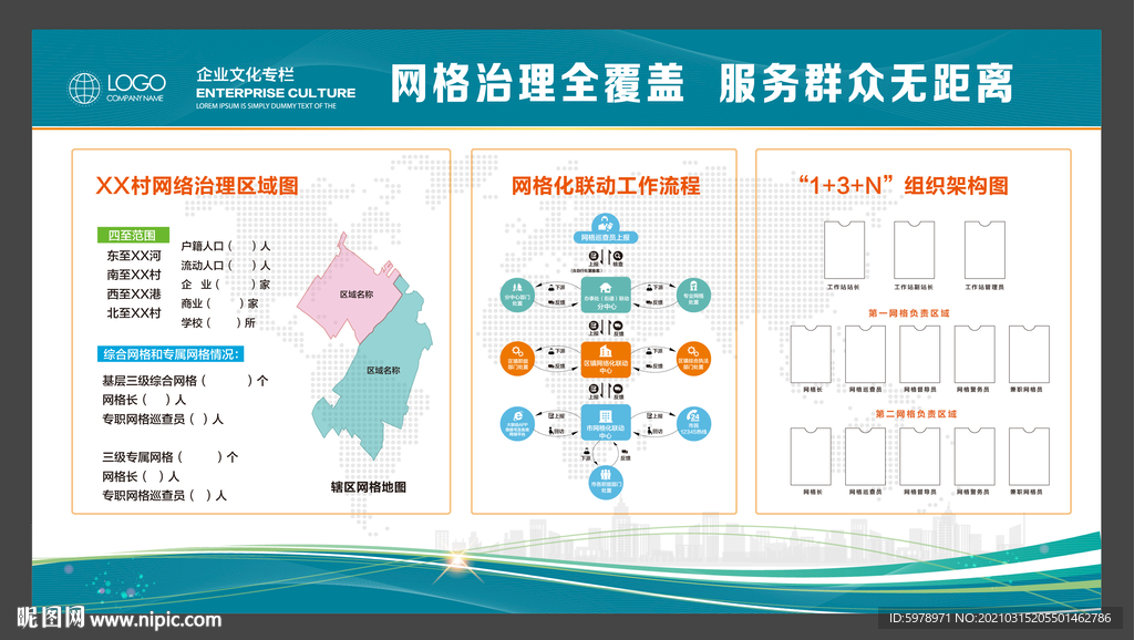 网格化展板设计