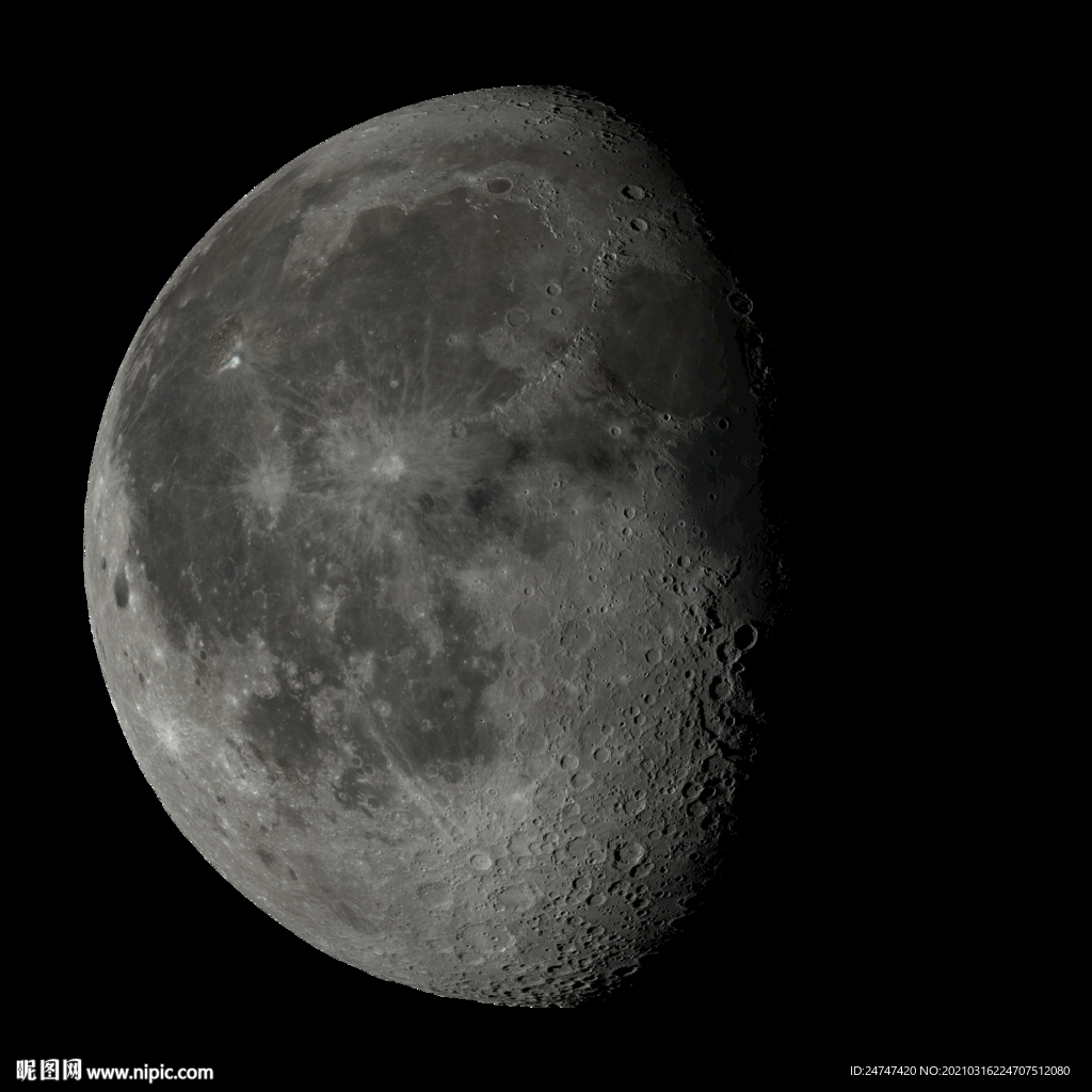 月亮 8K超清渲染图
