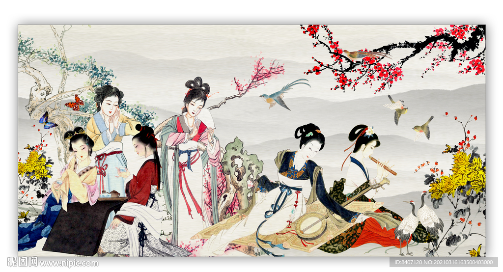 仕女图