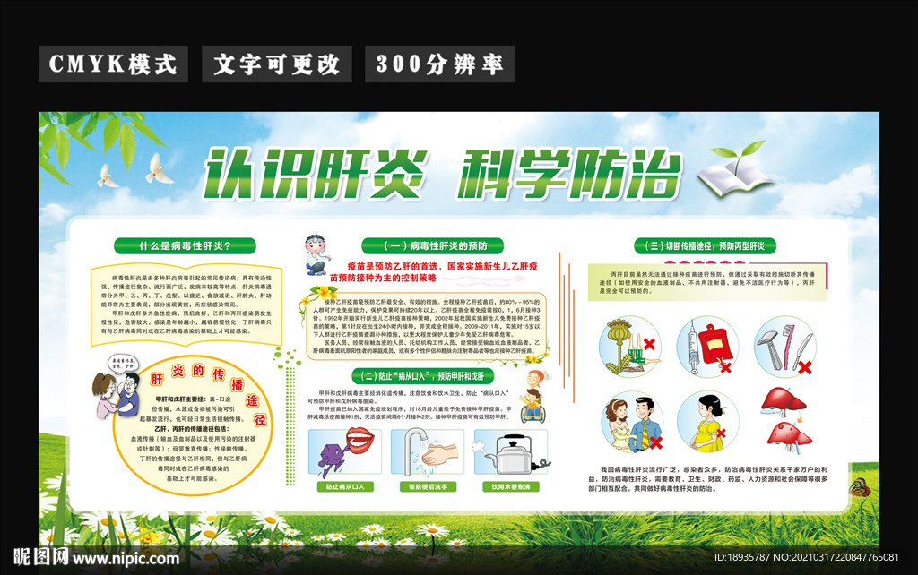 预防肝炎宣传栏