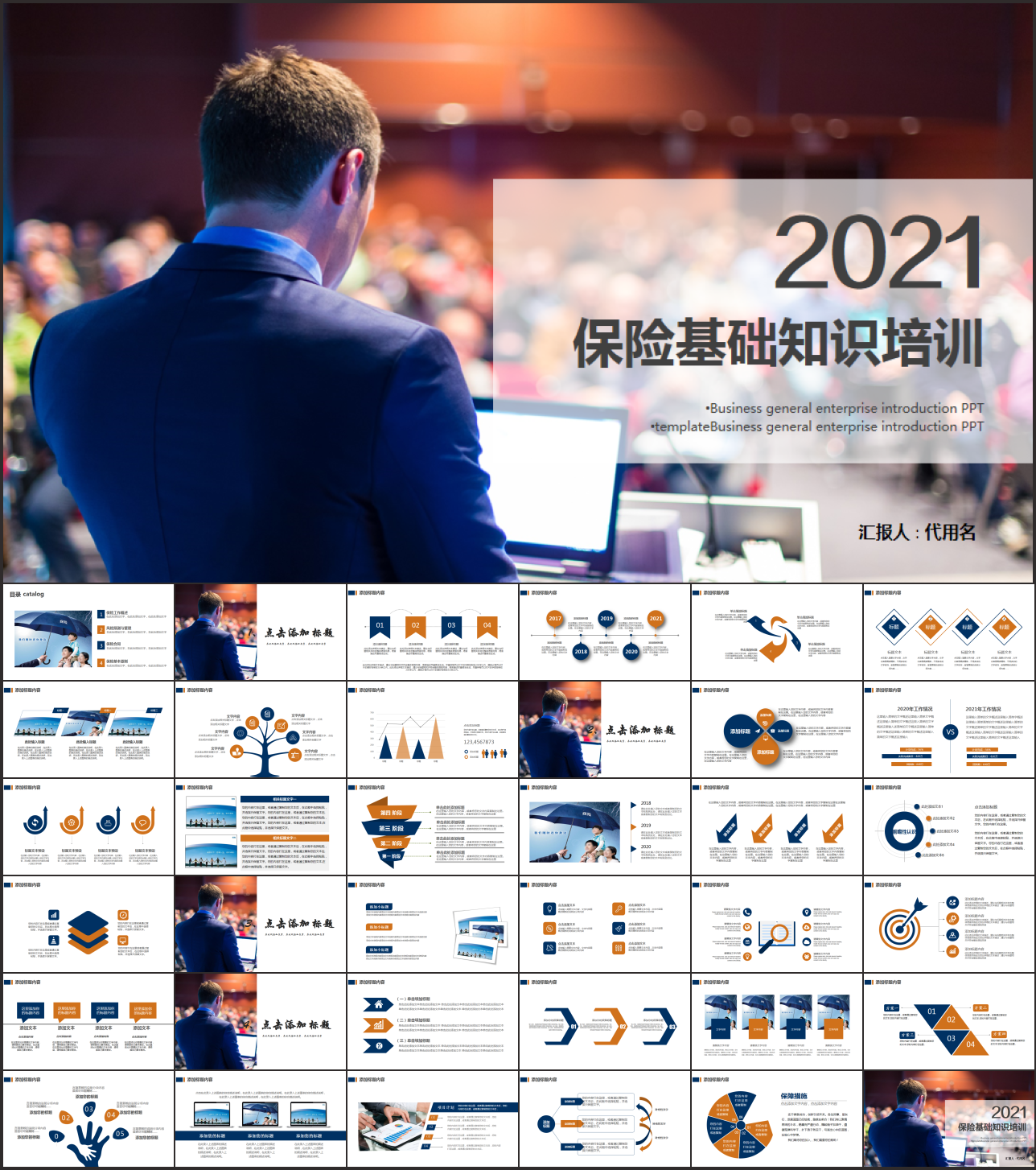 保险理财人保公司新人入职ppt