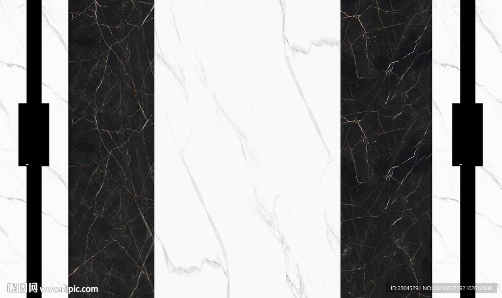 爵士白轻奢风格电视背景墙