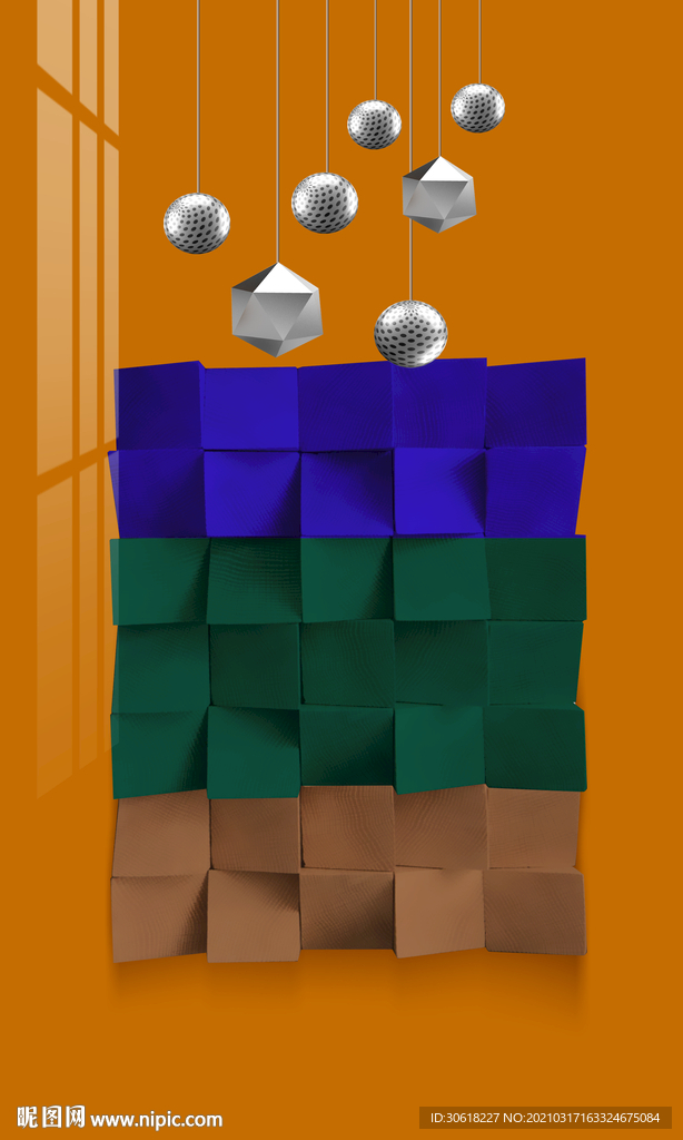 轻奢爱马仕北欧装饰画