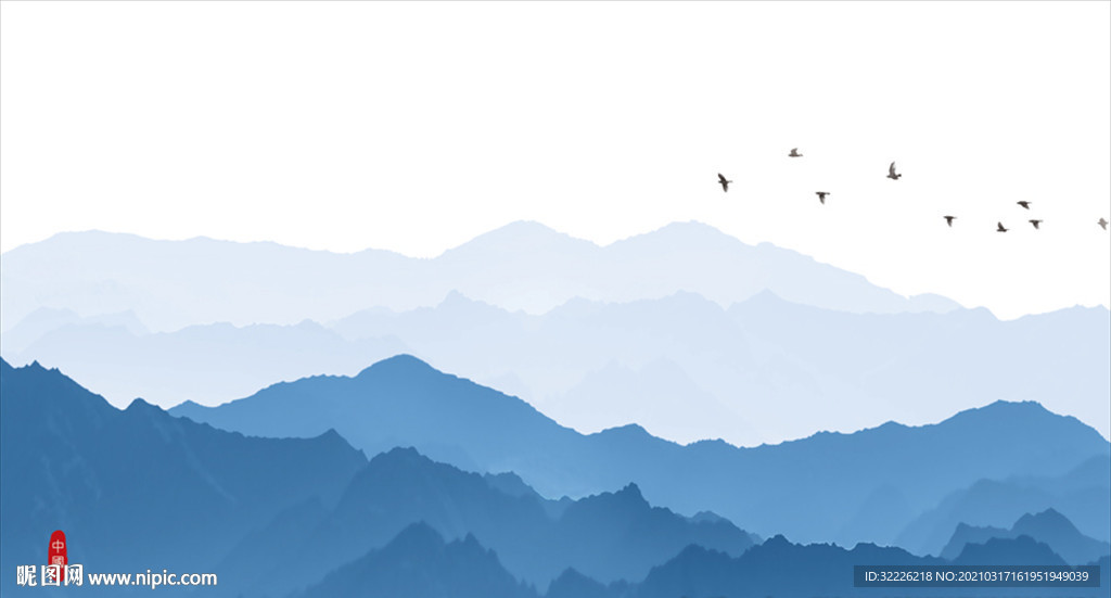 山背景