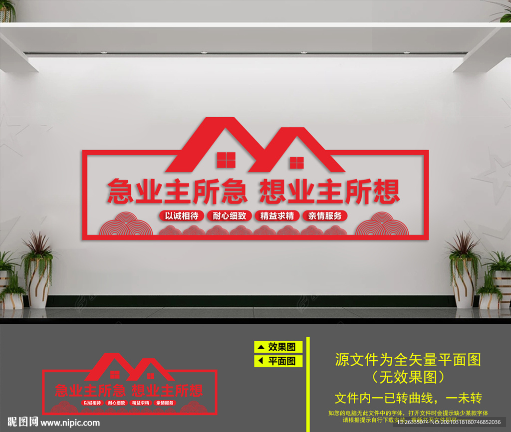 物业公司形象墙