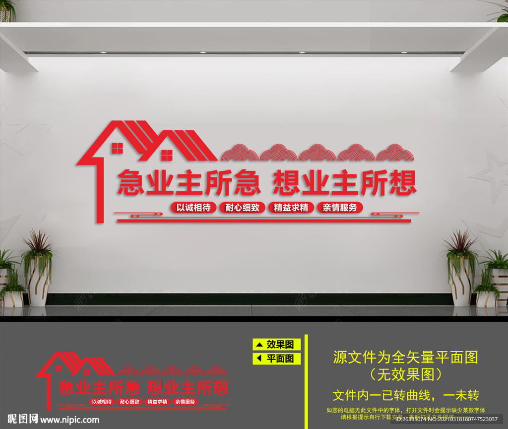 物业公司形象墙