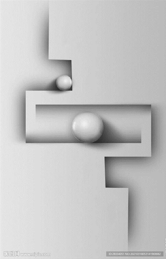 晶瓷现代抽象立体几何玄关装饰画