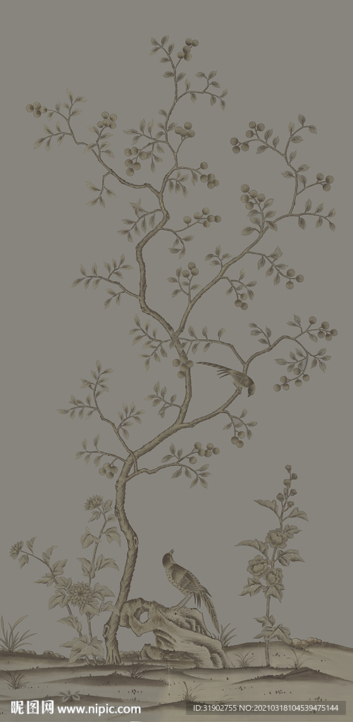 手绘欧式玄关