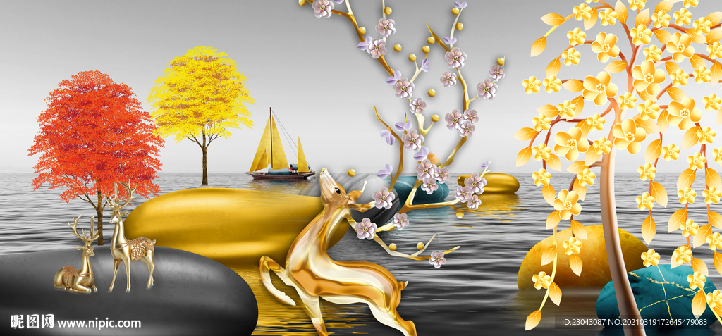 石来运转发财树