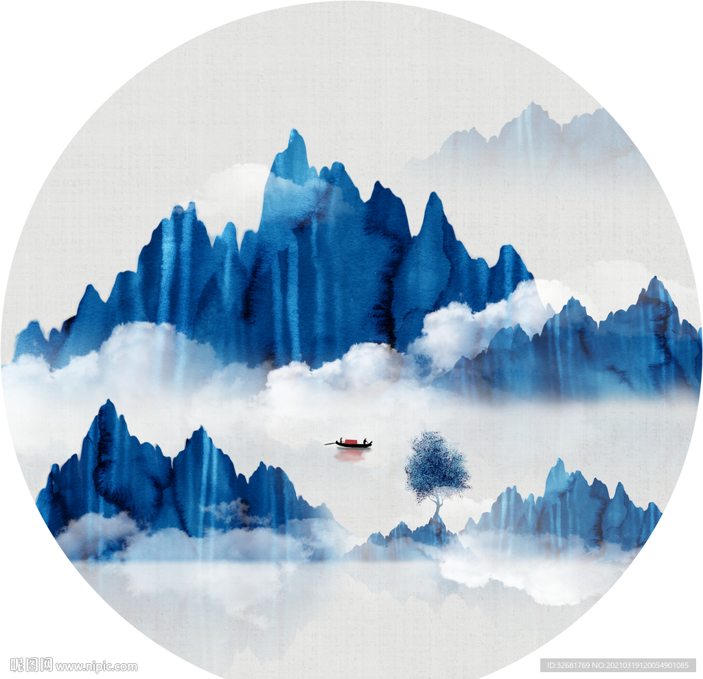 意境山水画