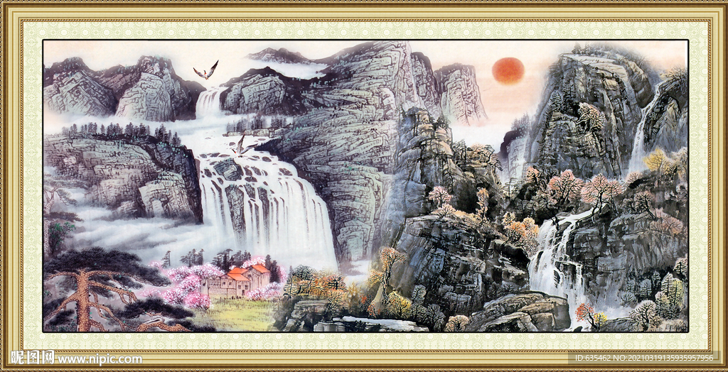 客厅国画