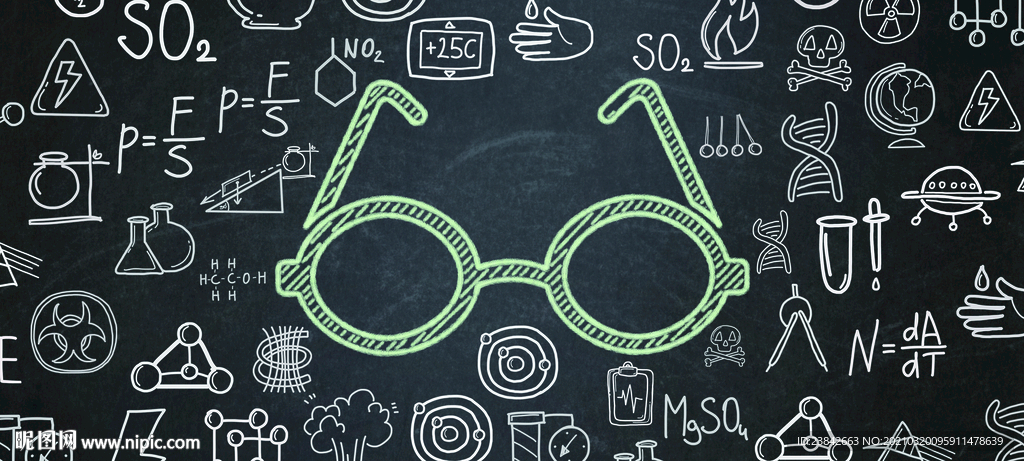 科学实验室眼睛