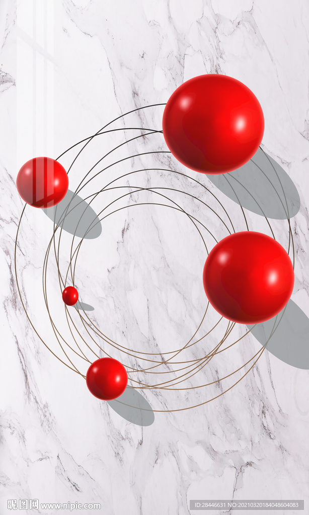 立体家居墙装饰画圆球挂画