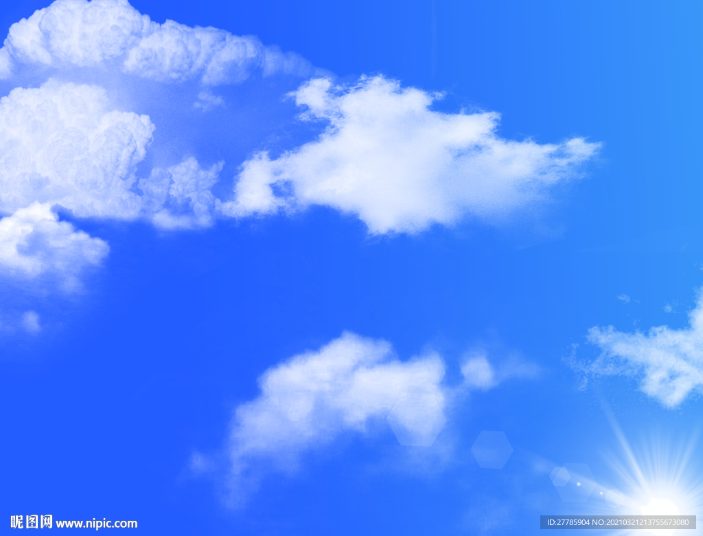 蓝天白云