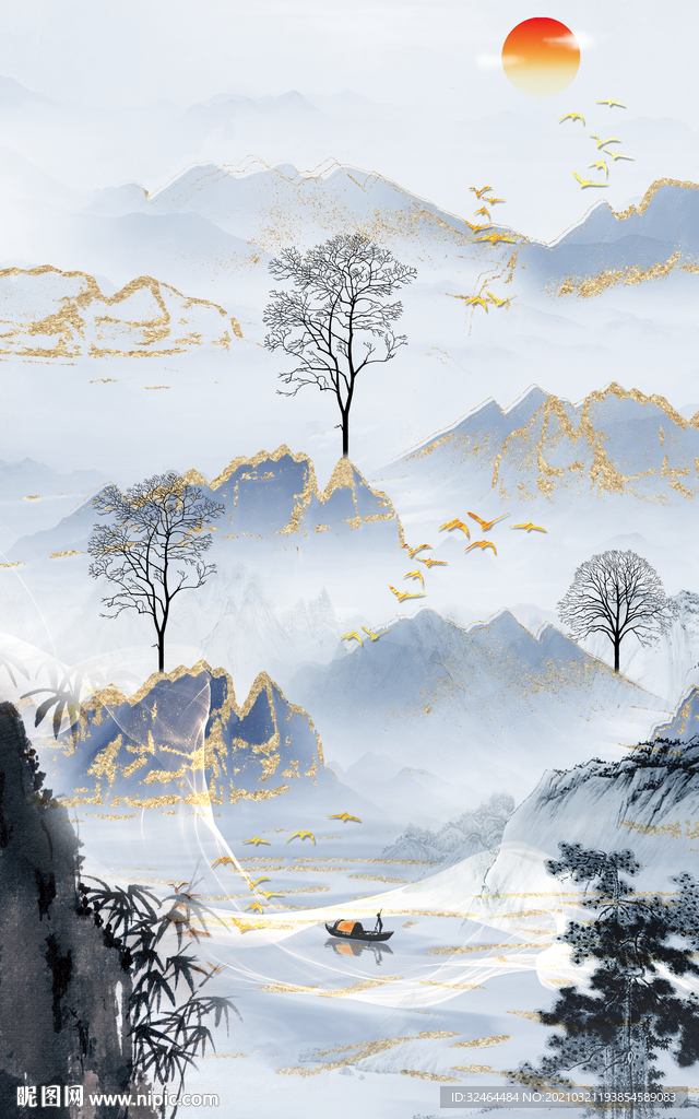 意境山水装饰画