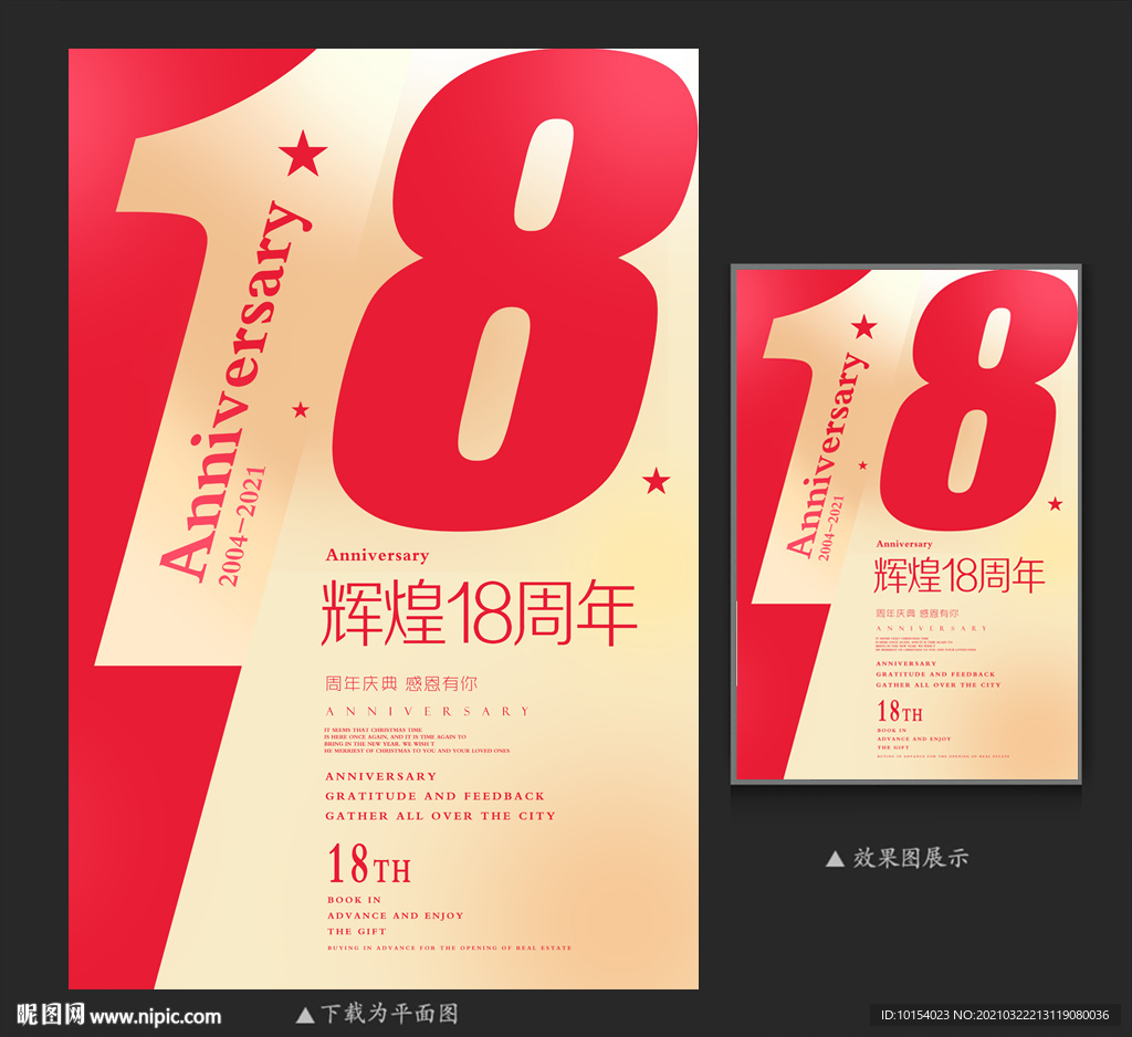 18周年