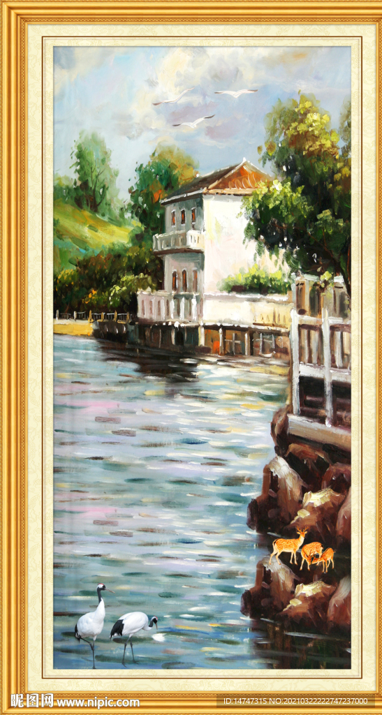 地中海油画