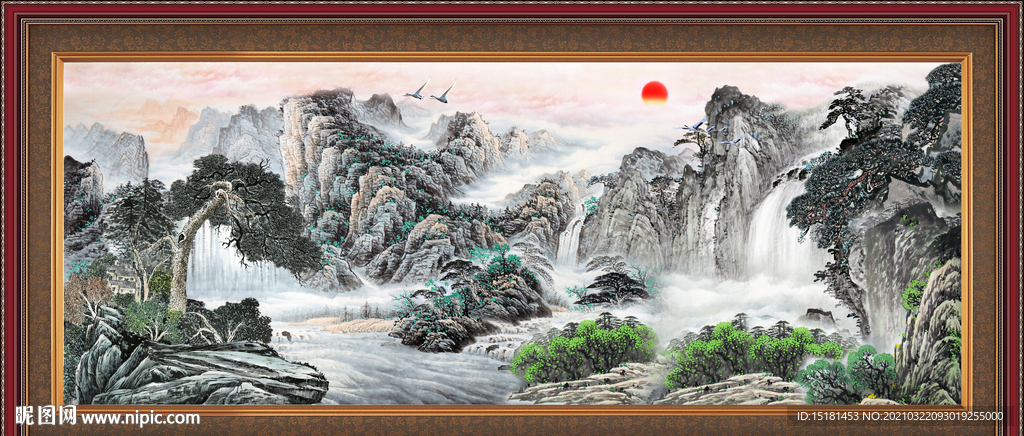 国画山水