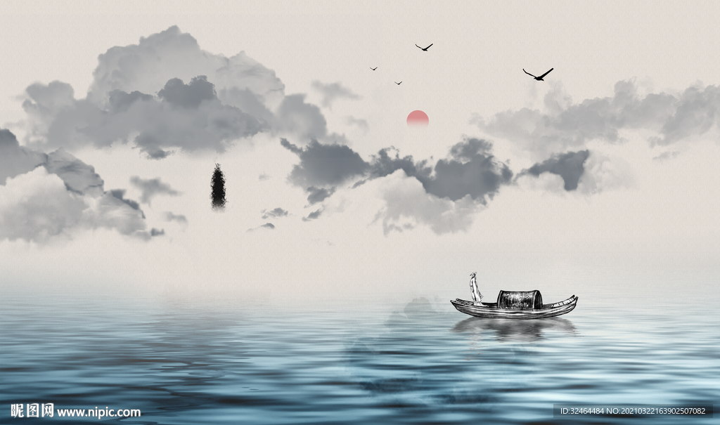 意境山水画