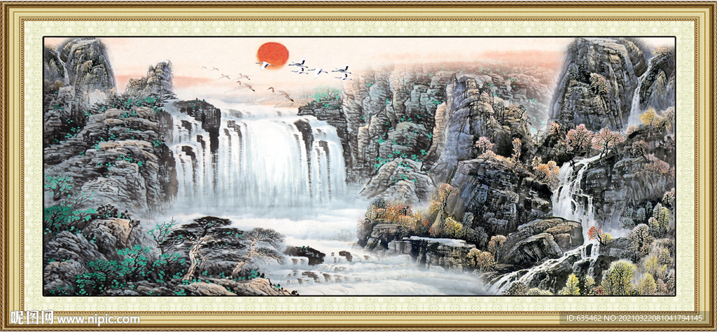 国画山水国画
