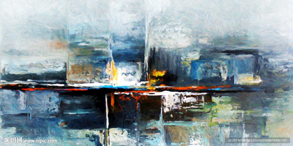 现代抽象挂画晶瓷画