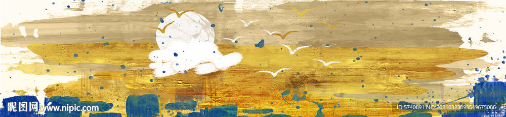 抽象油画
