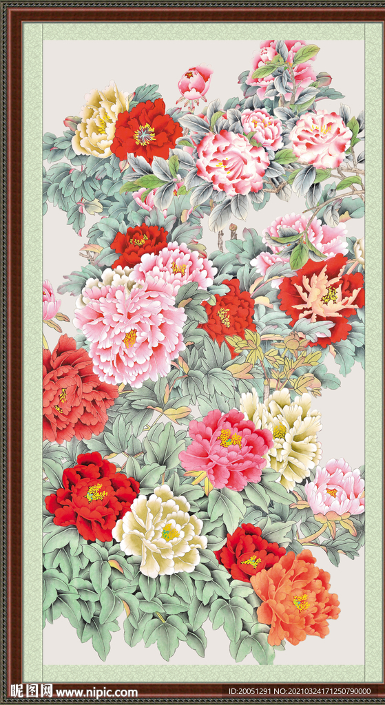 国画牡丹