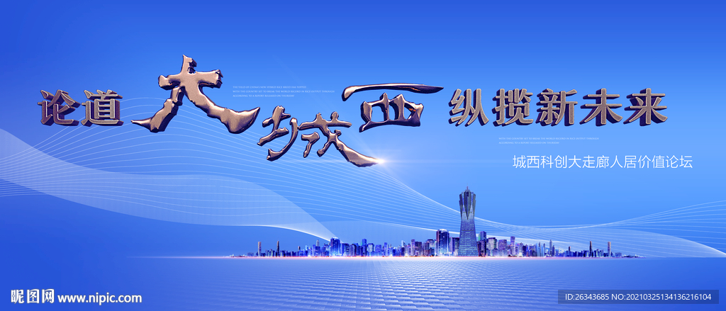 地产科创论坛背景板