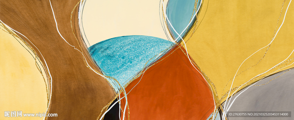 现代几何装饰画