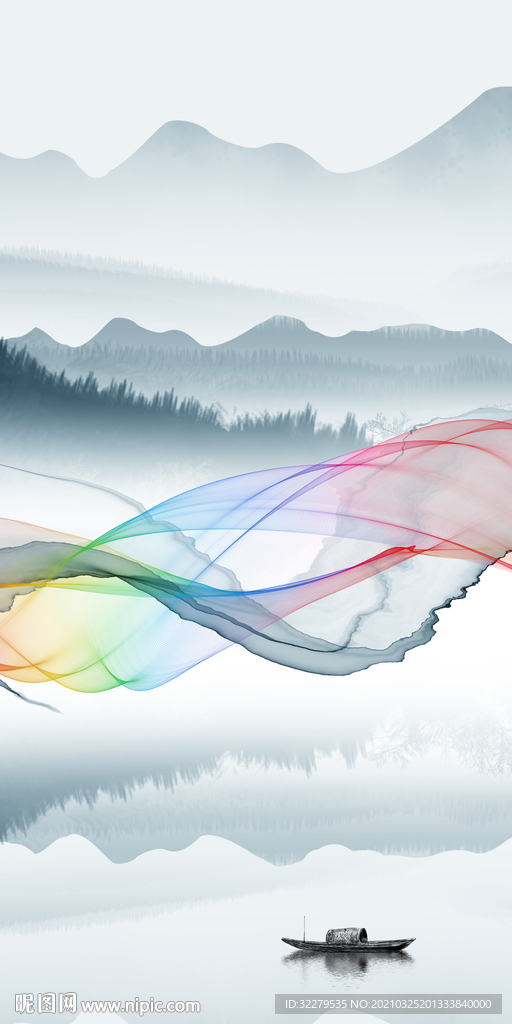 新品 高端新画玄关 文件分层画