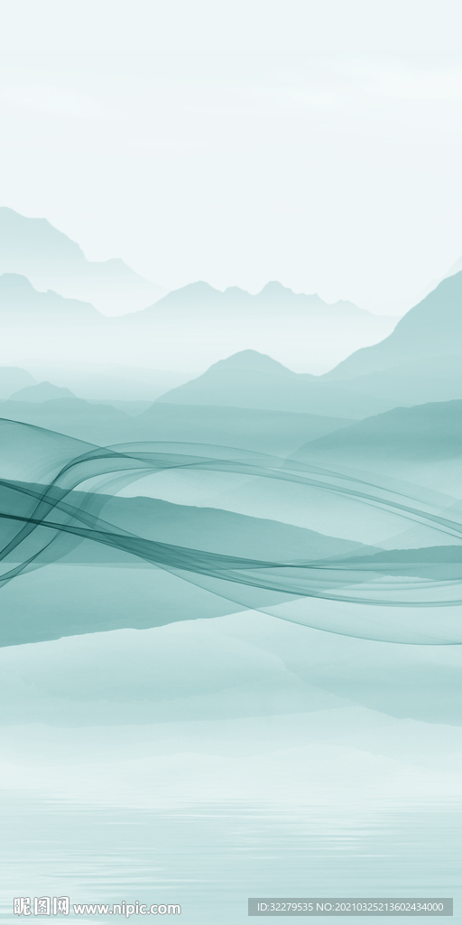 高清中式新玄关分层画