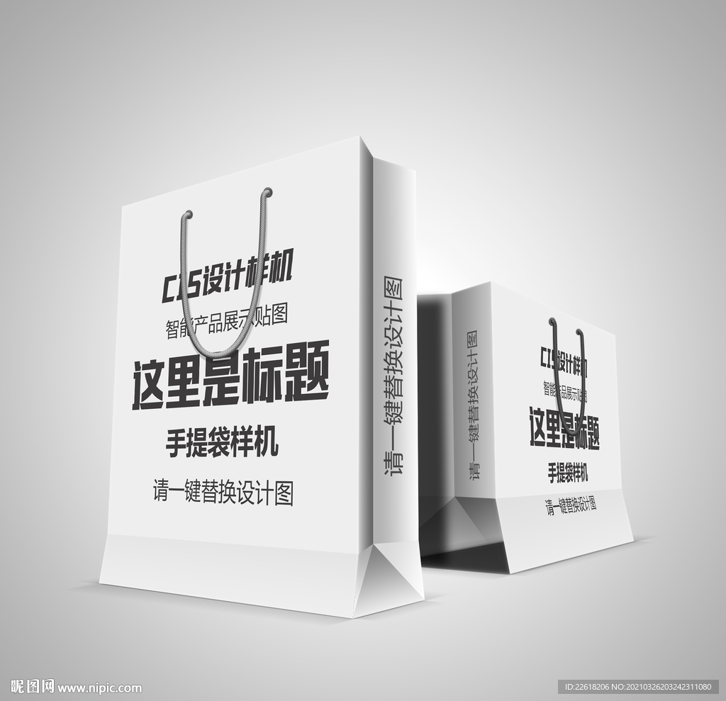 纸袋样机