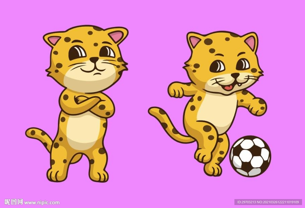卡通猎豹