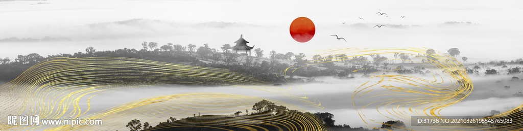 水墨画