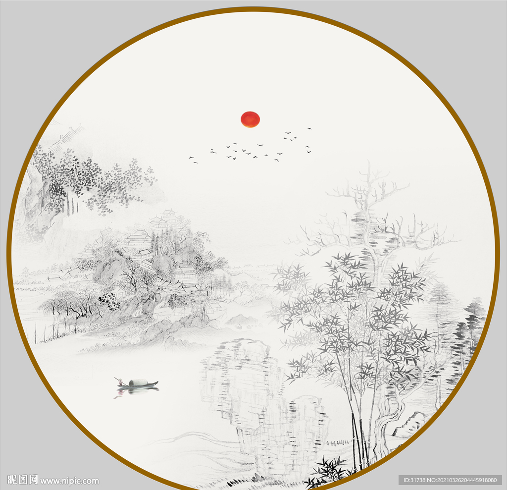 国画山水