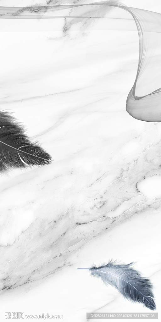 爵士白现代新无框画 tif分层