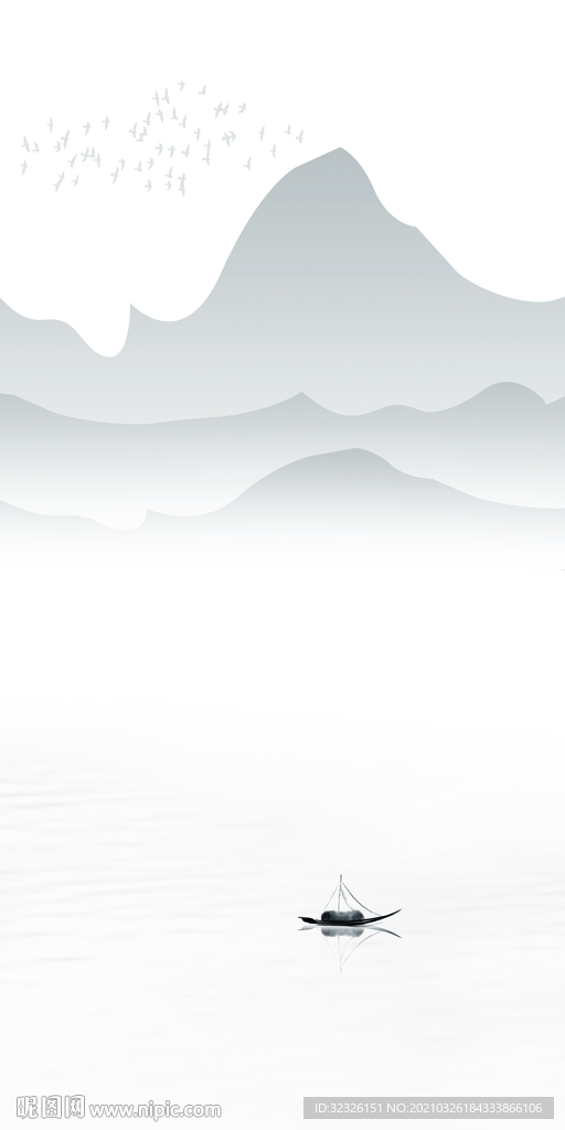 新中式新风景玄关画 tif分层