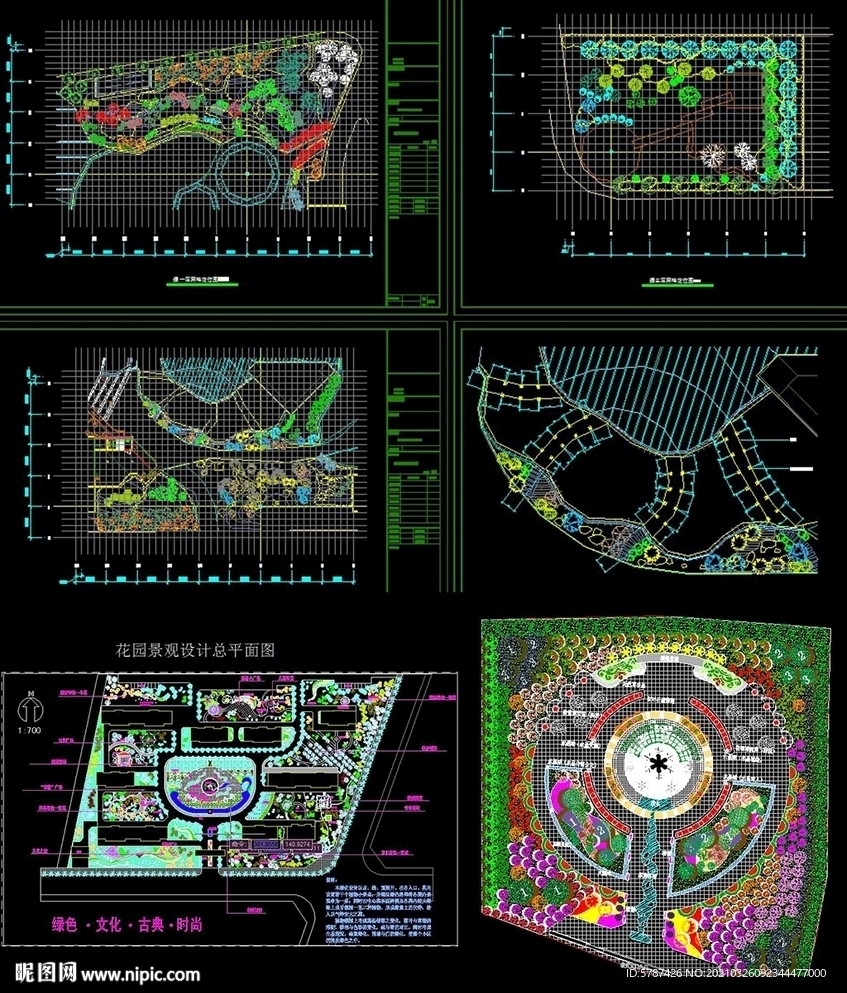 广场建筑规划平面图