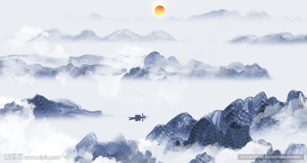 水墨画 新中式